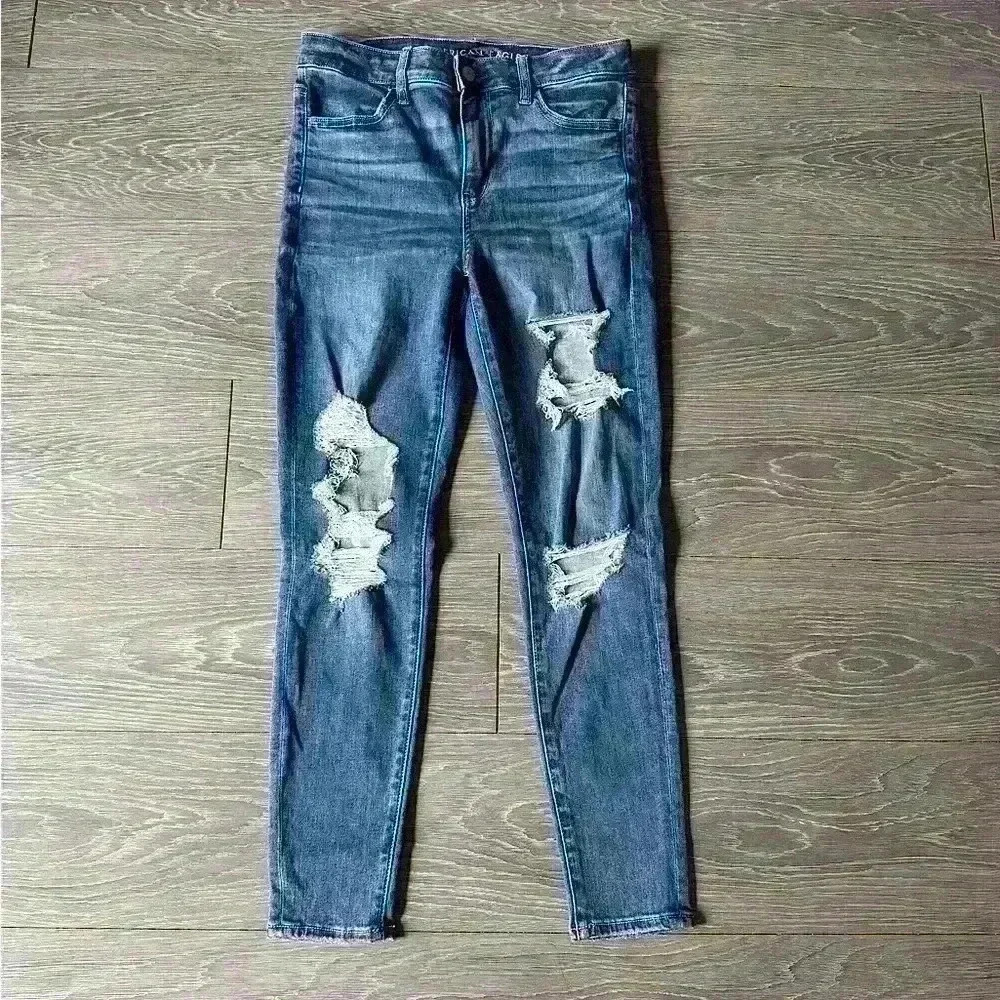 American Eagle High Rise Jegging Size 8 Short